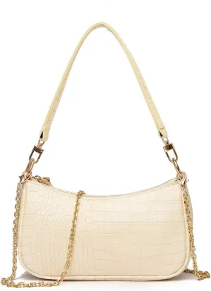 Shoulder Bag Retro Classic Purse Clutch Shoulder Tote HandBag with Zipper Closure for Women