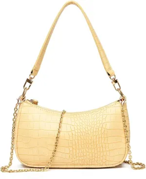 Shoulder Bag Retro Classic Purse Clutch Shoulder Tote HandBag with Zipper Closure for Women