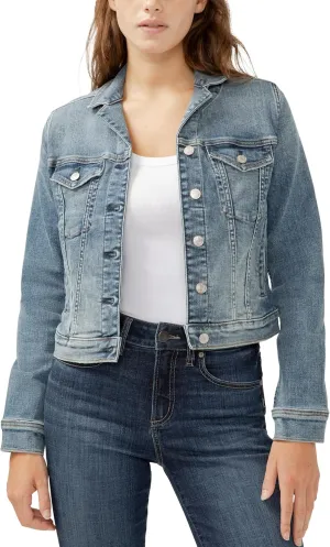 Silver Jeans Co. Women's Fitted Denim Jacket