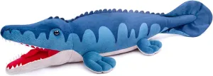 Simulation Mosasaurus Dinosaur Stuffed Plush Toy -Cute Soft Lifelike Mosasaurus Figurines Model Toy, Real Life Dinosaur Stuffed Animal Toys, Educational Gifts For Kids Boys Girls,18 Inches