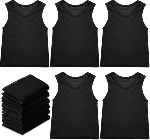Sintege 12 Pcs Soccer Pinnies Pennies Jersey Scrimmage Vest Sports Practice Jersey Mesh Basketball Vest for Youth Adult Kids