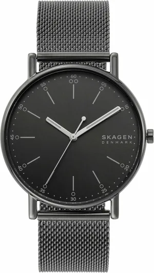 Skagen Signatur Minimalist Men's Watch with Stainless Steel Bracelet, Mesh or Leather Band