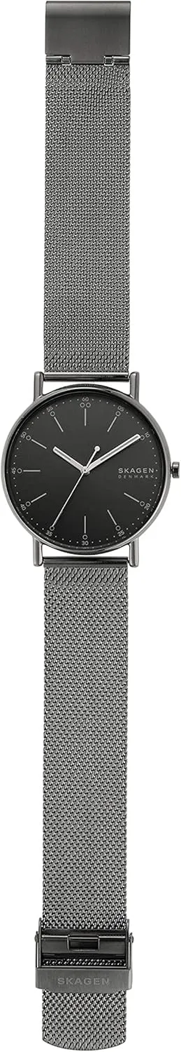 Skagen Signatur Minimalist Men's Watch with Stainless Steel Bracelet, Mesh or Leather Band
