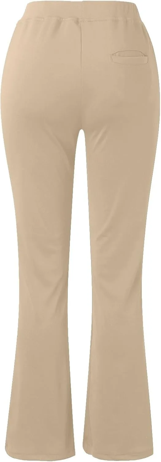 Stretchy Work Pants for Women Comfy Dressy Trouser Style Yoga Dress Pants High Waisted Business Pull On Pants