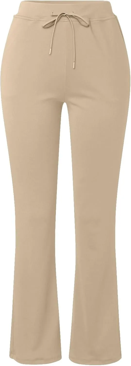Stretchy Work Pants for Women Comfy Dressy Trouser Style Yoga Dress Pants High Waisted Business Pull On Pants