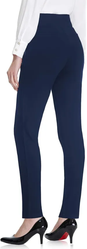 Tapata Women's 26''/28''/30'' Skinny Dress Pants High Waist Slacks for Office Work Business Casual Tall Petite Stretch Pants