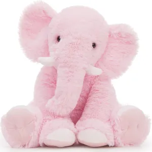 Tezituor 19.6 Inch Plush Elephant Stuffed Animal, Giant Pink Elephant Toys Soft & Cuddly Elephant Plush Gift for Girls, Kids Birthday Gifts, Christmas Valentine's Day