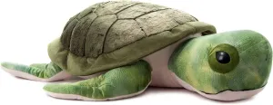 The Petting Zoo Conservation Sea Turtle Stuffed Animal Plushie, Gifts for Kids, Conservation Sea Creature Animals, Tortoise Plush Toy 32 Inches