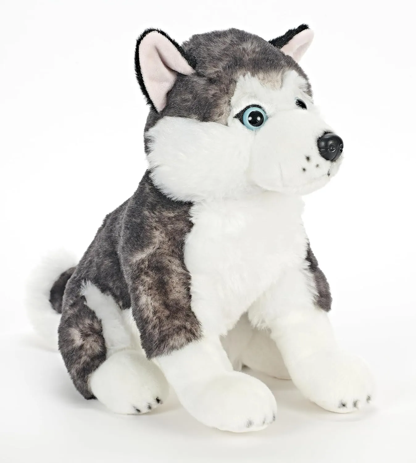 The Petting Zoo Husky Dog Stuffed Animal Plushie, Gifts for Kids, Siberian Husky Dog Plush Toy 12 inches