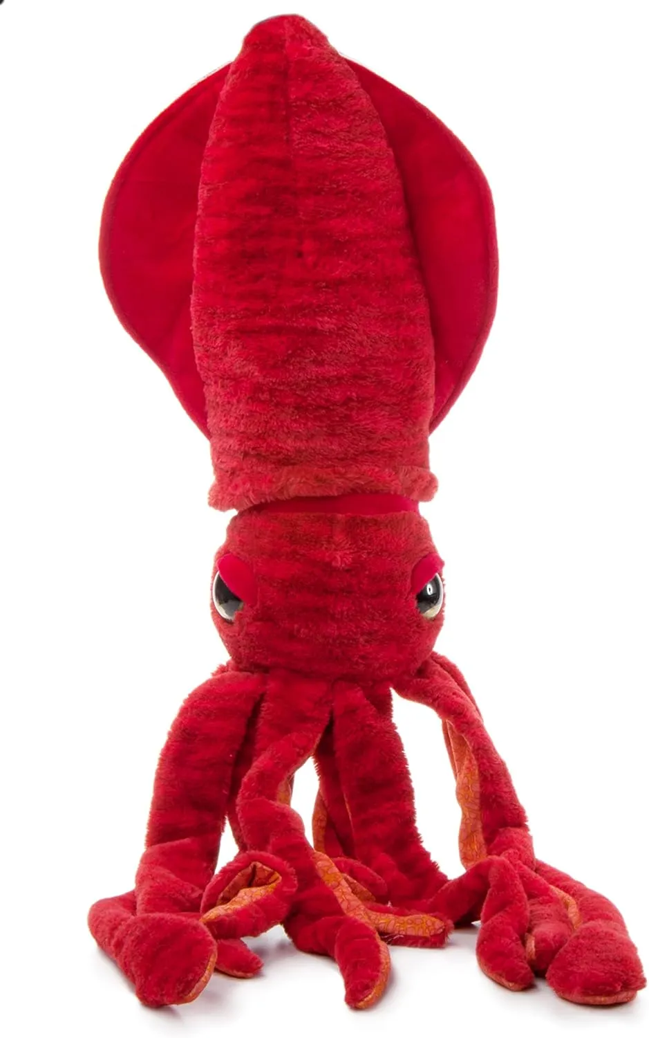 The Petting Zoo Squid Stuffed Animal Plushie, Gifts for Kids, Wild Onez Sealife Animals, Red Squid Plush Toy 36 inches