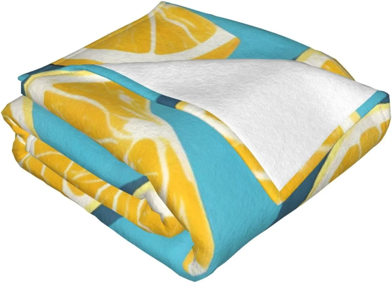 Ultra Soft Fleece Blanket,Lemon Wedges, No Shed No Pilling Luxury Plush Cozy Lightweight Blanket for Bed, Couch, Chair, Sofa Suitable for All Season,60"x50"