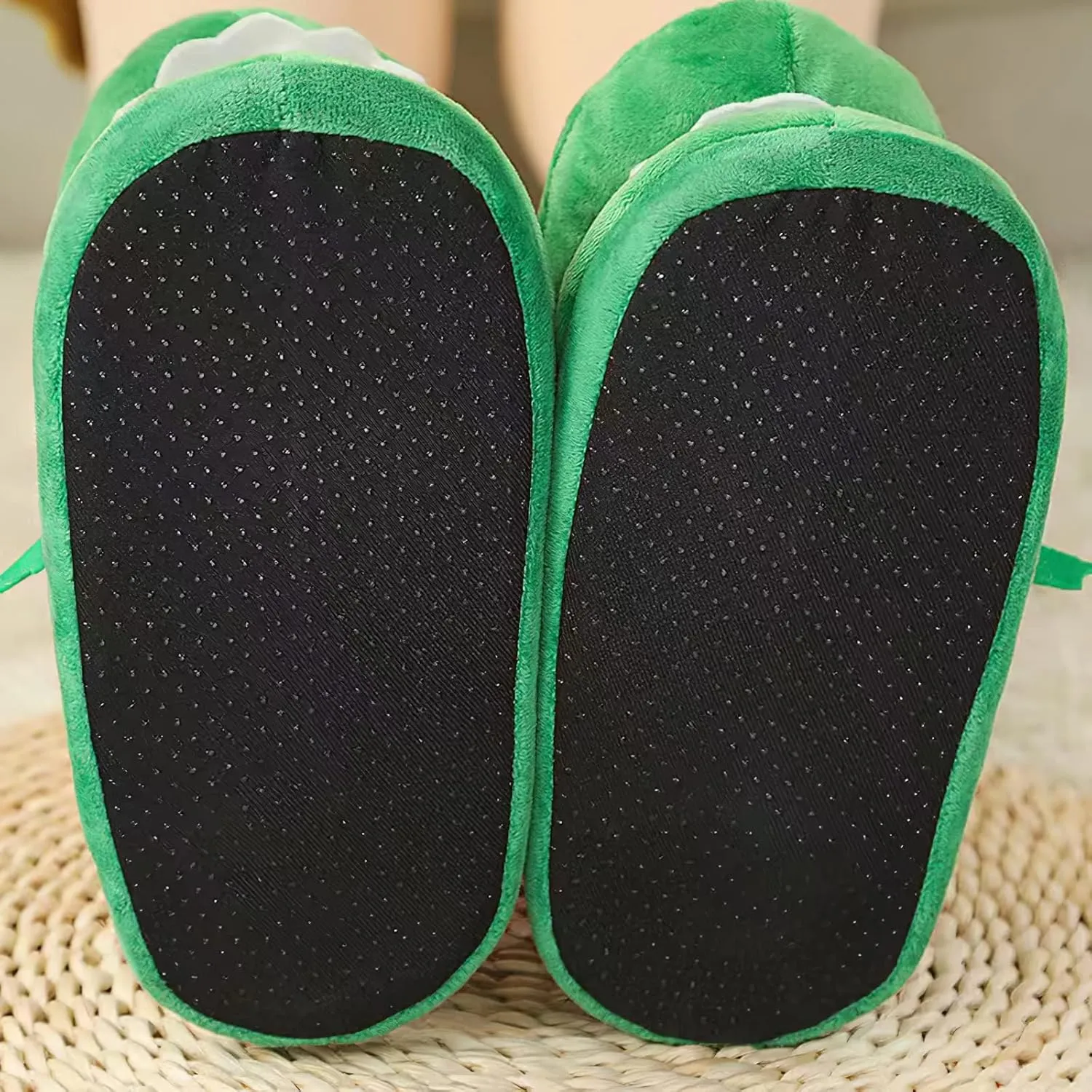 Unisex Novelty Cute Animal Feet Slippers Indoor House Plush Slippers Funny Christmas Halloween Gifts - One Size Fits Most