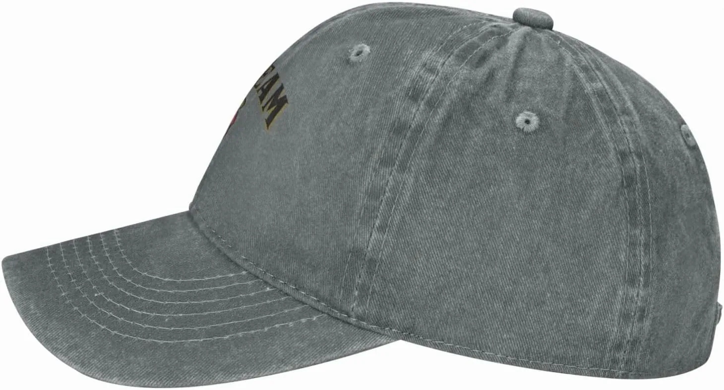 Unisex_Jim_Beam_Logo_ Cowboy Hat Trucker Dad Gift Adjustable Buckle Closure Casquette