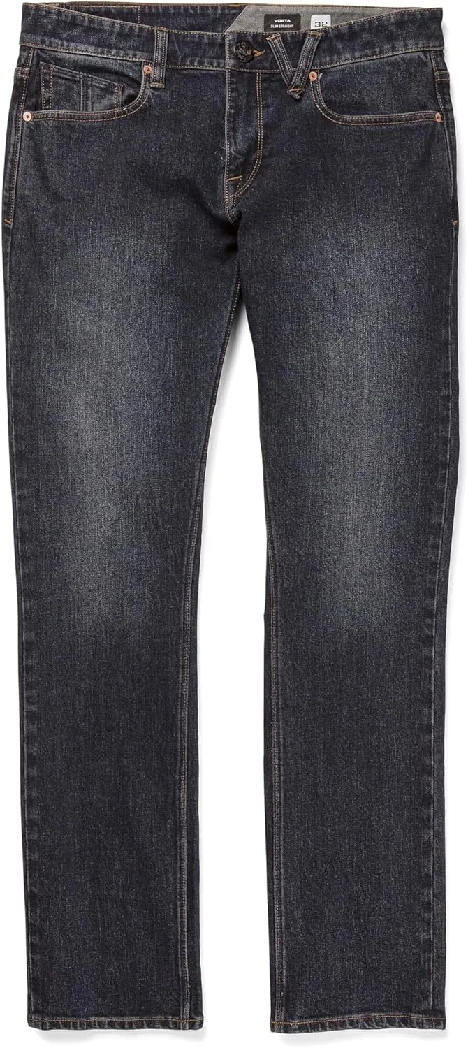 Volcom Men's Vorta Slim Fit Stretch Denim Jean