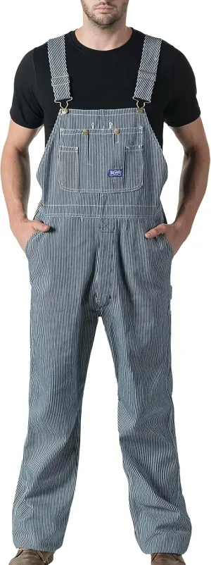 Walls mens Stonewashed Denim Bib Overall
