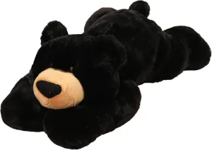 Weighted Stuffed Animals, 19.7in 3.3lbs Weighted Bear Stuffed Animal Toy Cute Black Bear Plush Pillow for Adults Boys Girls
