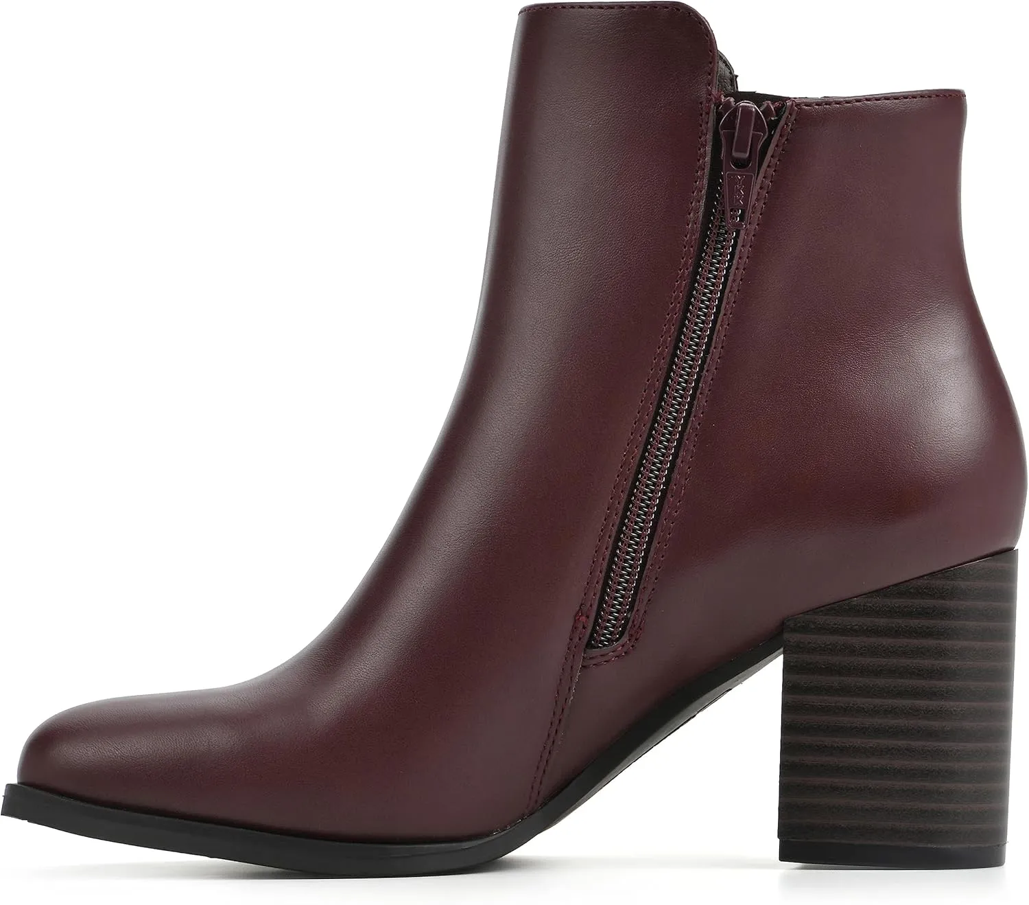 WHITE MOUNTAIN Women's Shoes Vogued Block Heel Bootie