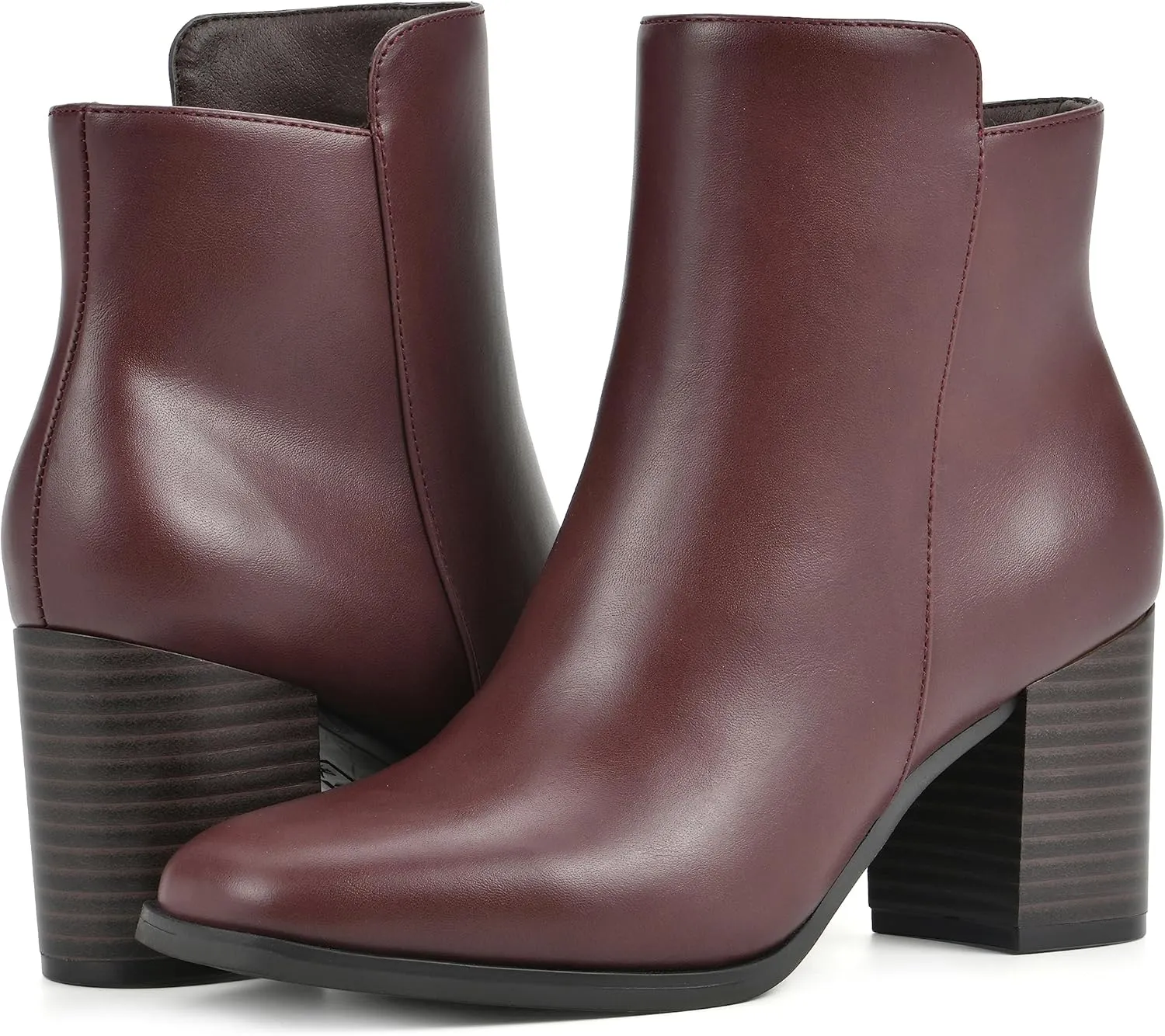 WHITE MOUNTAIN Women's Shoes Vogued Block Heel Bootie