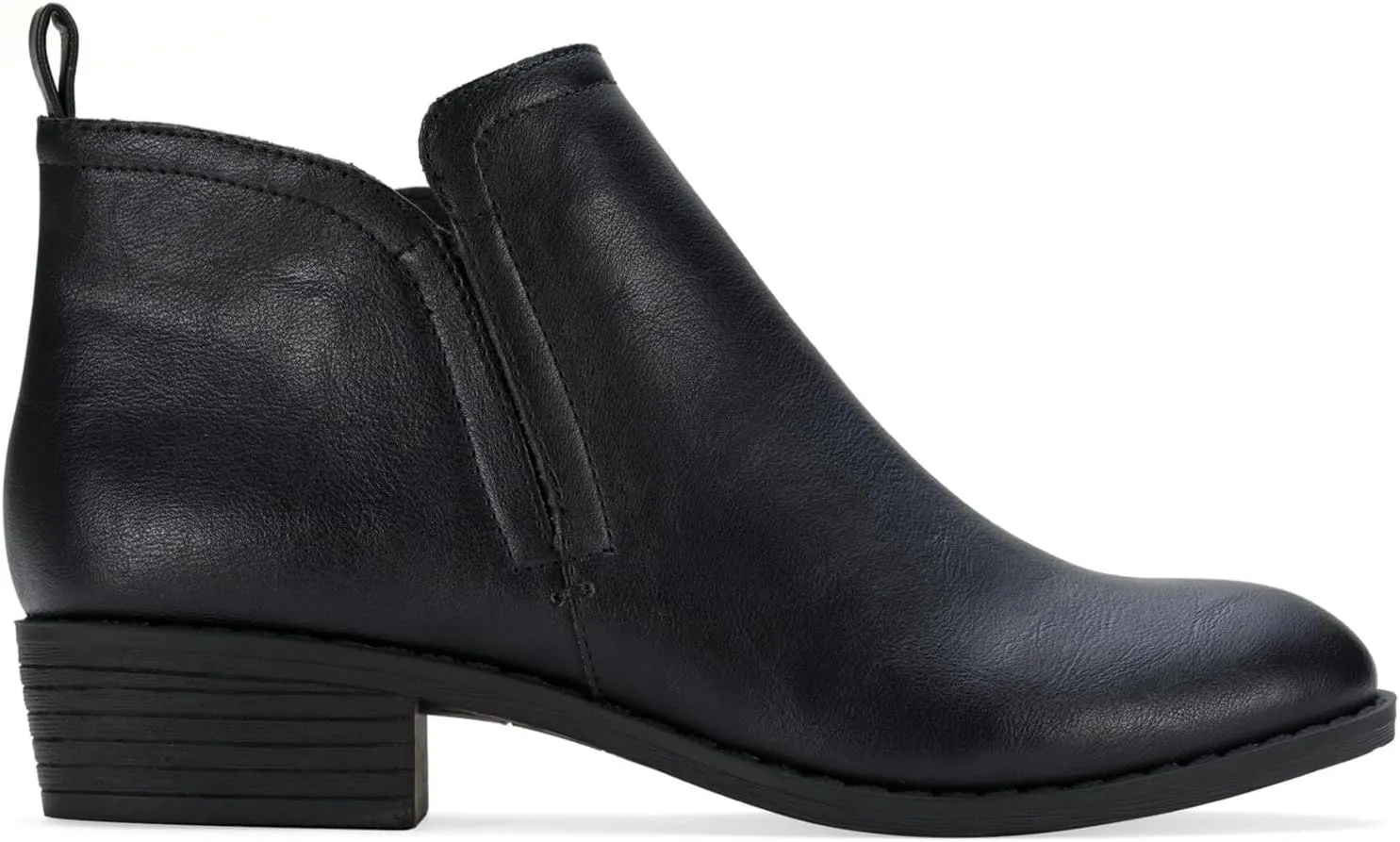 Womens Cadee Faux Leather Zipper Ankle Boots