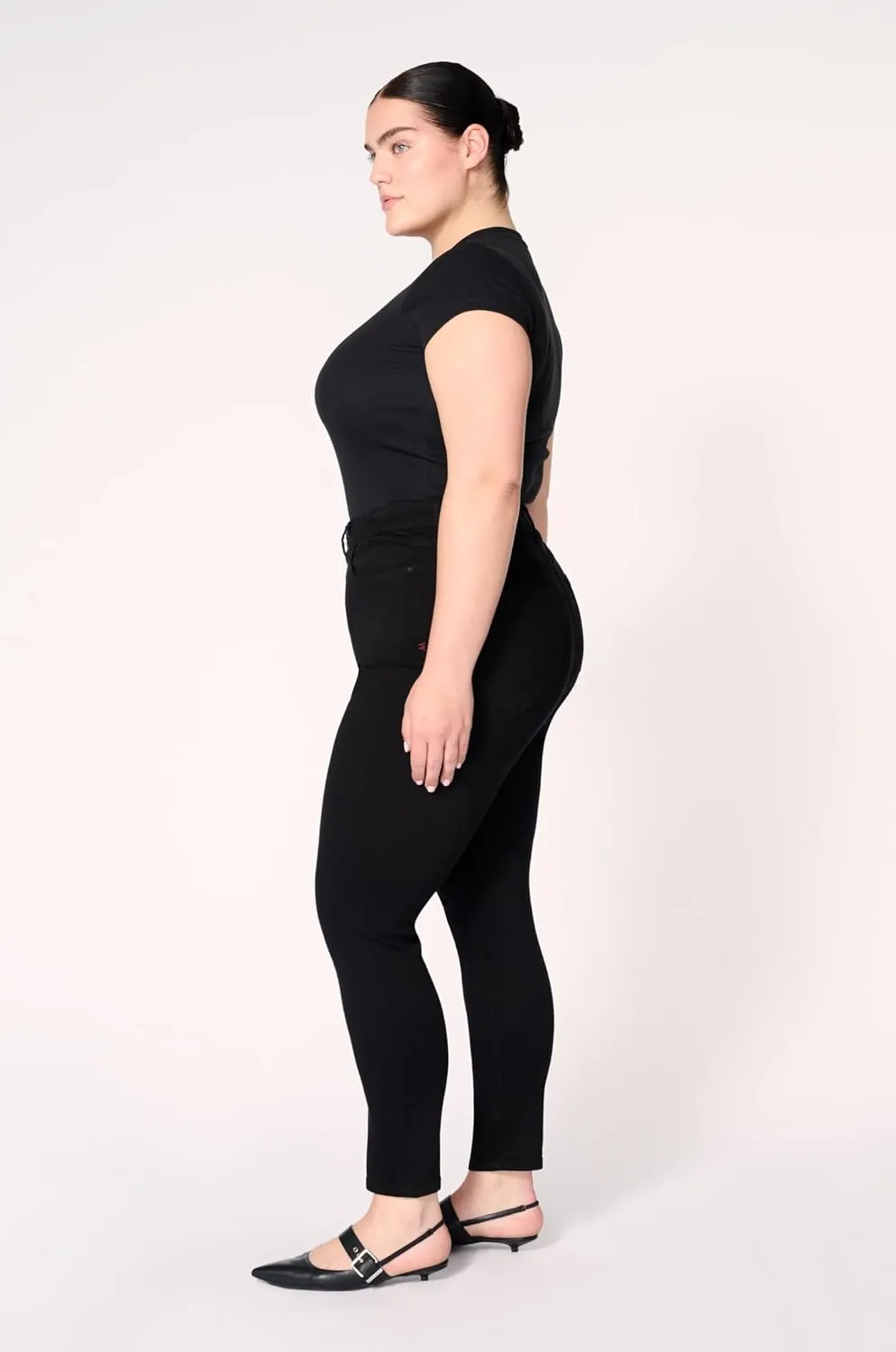 Women's MXP High Rise Plus Skinny Jeans – Sculpting Stretch Denim
