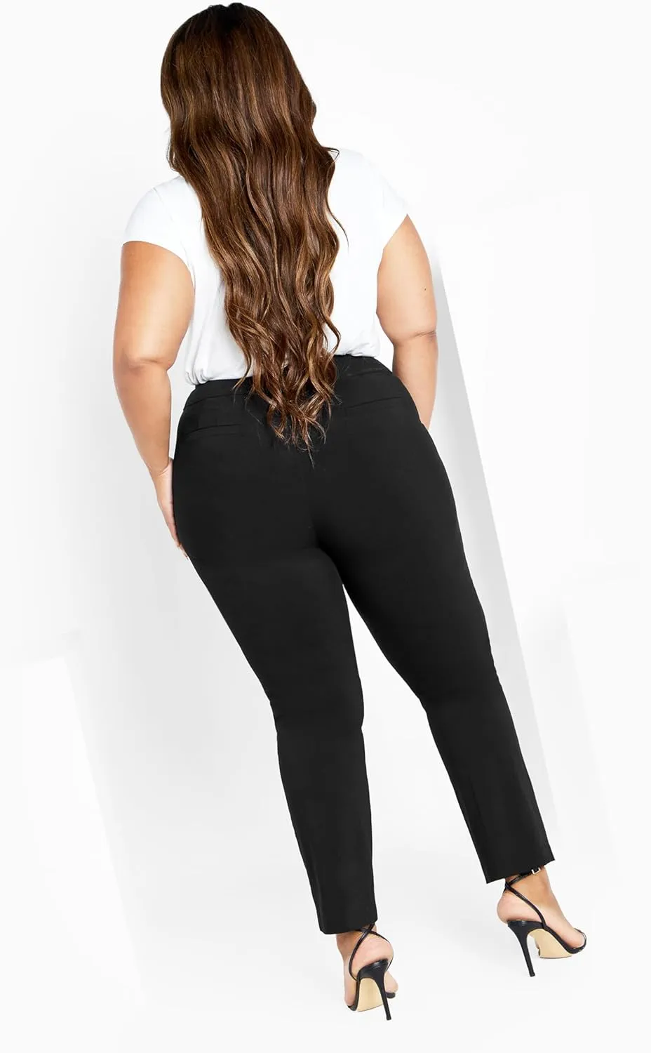 Women's Super Stretch Zip Pant Black