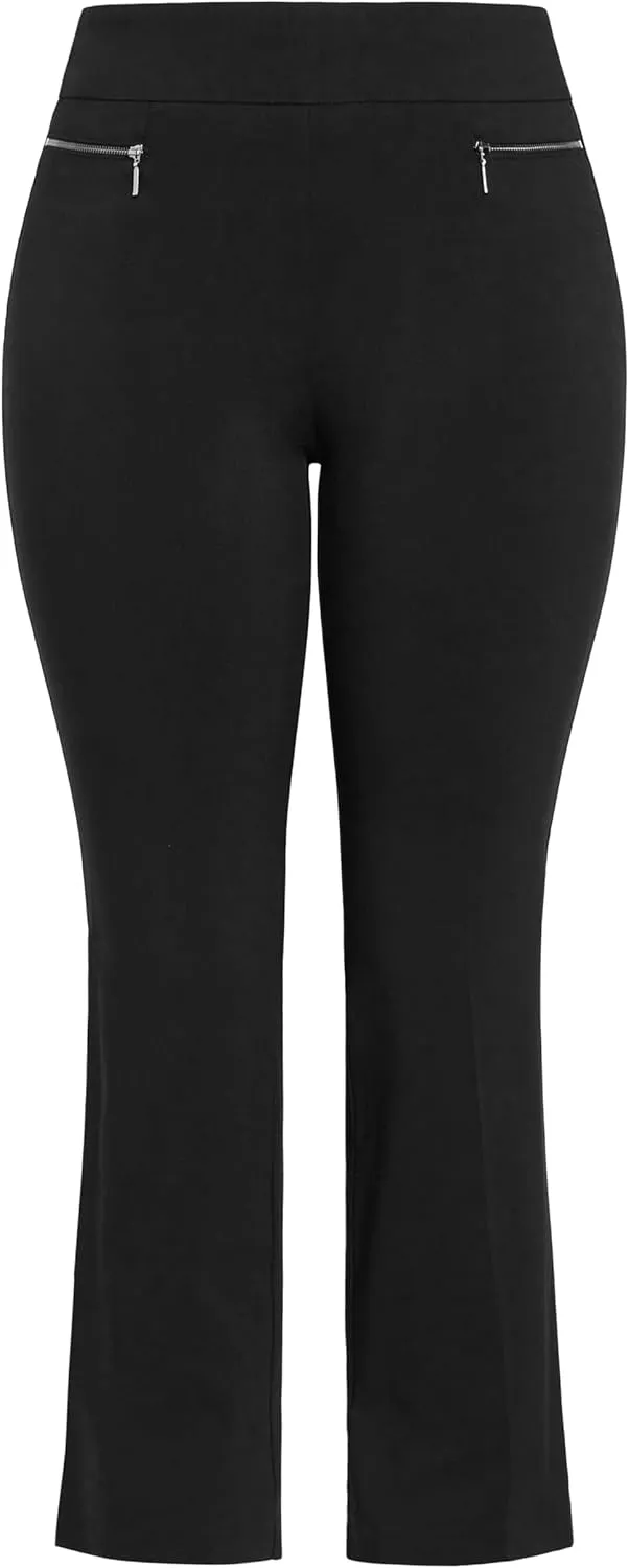 Women's Super Stretch Zip Pant Black