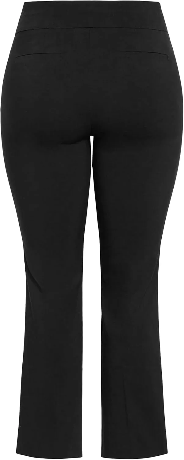 Women's Super Stretch Zip Pant Black
