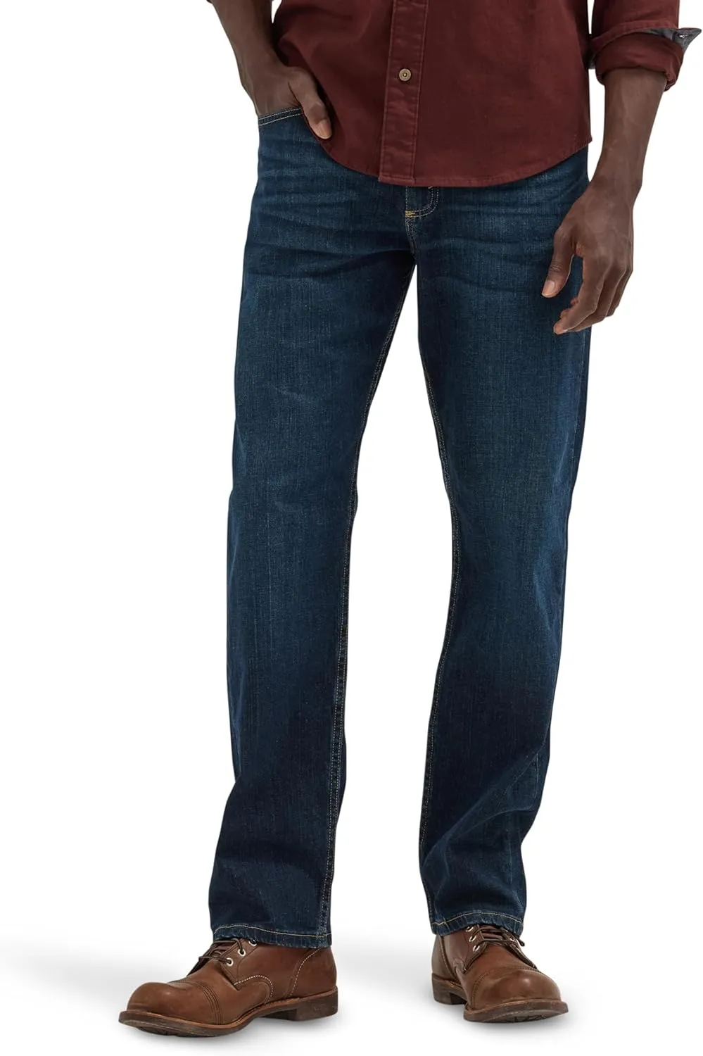 Wrangler Men's Free to Stretch Relaxed Fit Jeans
