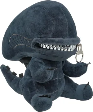 Xenomorphe Alien Stuffed Animal, Zipper Mouth Alien Stuffed Animals, Monster Collection Plush Dolls for Kids and Fans (Black)