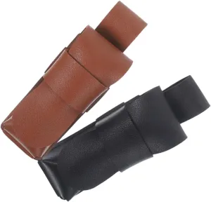 YARNOW 2pcs Box Durable Leather Harmonica Storage Bag Portable Harmonica Pouch for Travel Instrument Handbag Compatible with Various Brands