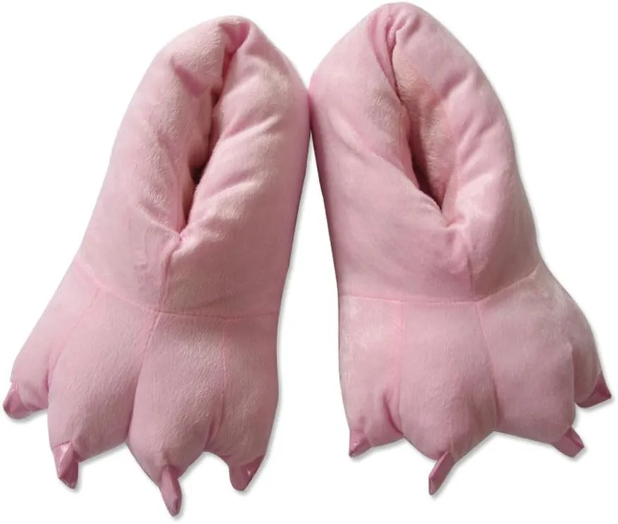 YESBOR Unisex Plush Paw Claw House Slippers Animal Costume Shoes