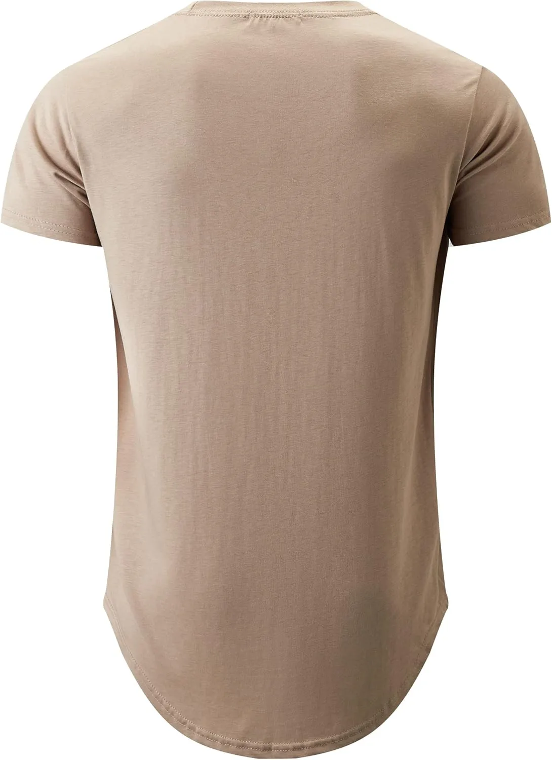 YININF Men's T-Shirts Hipster Short Sleeve Solid Color Crew Neck Cotton Soft Fitted Tees